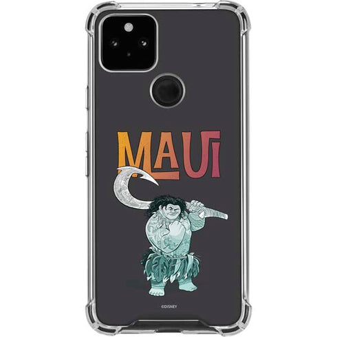 Disney Princess Moana Maui Google Pixel 5a 5G Clear Case